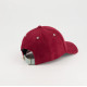 Casquette velours Grand amour cerise - Adulte