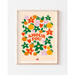 Affiche A4 - Amour fou