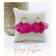 Boucles Salsa - Rose fuchsia