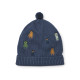 Bonnet Aster Robots / Indigo blue - 5/6 ans