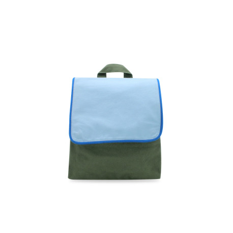 Sac-à-dos Bleu ciel/vert olive