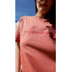 T-shirt d'allaitement Ivre d'amour / Terracota - Taille S