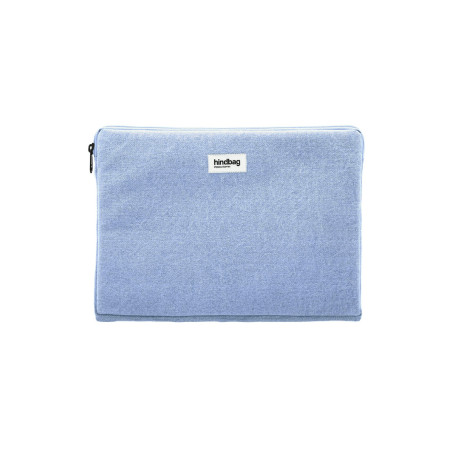 Housse d'ordinateur Ava M - Denim bleu