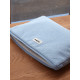 Housse d'ordinateur Ava M - Denim bleu