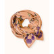 Big foulard Latika Cerisier - Blush