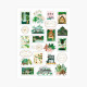 Feuilles de stickers motifs Wanderlust