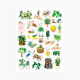 Feuilles de stickers motifs Wanderlust