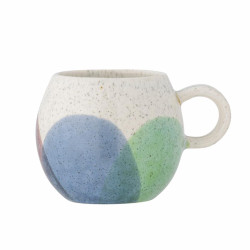 Tasse Paula à anse - motifs bleu