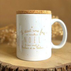 Mug avec couvercle Il était une fois Noël