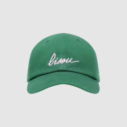 Casquette adulte Verte - Bisou mauve