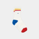 Chaussettes Retro - Jaune et rouge - Taille 41/46