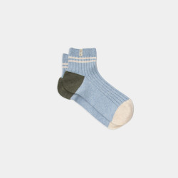 Chaussettes Mi-hautes - Bleu ciel - Taille 41/46