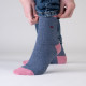 Chaussettes Vintage - Bleu gris - Taille 37/40