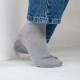 Chaussettes Unies pailletées - Gris - Taille 37/40