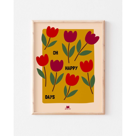 Affiche A3 - Oh happy days