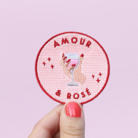 Patch thermocollant Amour et rosé