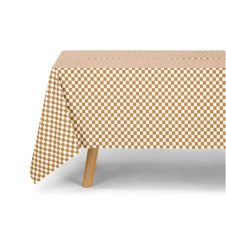 Nappe Zoe - Damier caramel