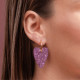 Boucles d'oreilles coeur - Parme