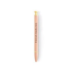 Stylo Focus darling - Rose (encre noire)