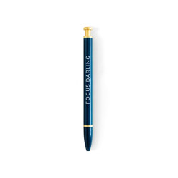 Stylo Focus darling - Marine (encre noire)