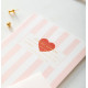 Carnet A5 Pink stripes