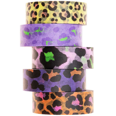 Set de 5 masking tapes acid leo