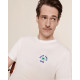 T-shirt Papa love club blanc - Taille M