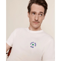 T-shirt Papa love club blanc - Taille M