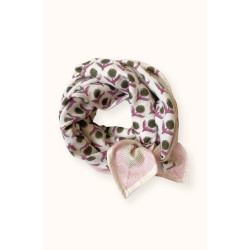 Big foulard Lotus - Kaki