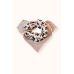 Small foulard Lotus - Kaki