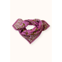 Small foulard Bengale - Fuchsia