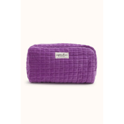 Grande trousse Gayane - Velours dahlia