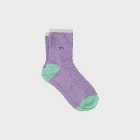 Chaussettes Vintage - Lilas - Taille 37/40