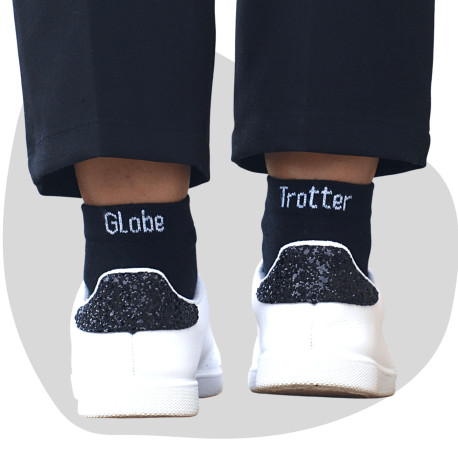 Chaussettes Globe trotter noir - 36/40