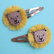 Barrettes cheveux - Lions