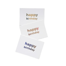 Mini carte - Happy birthday