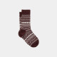 Chaussettes Jacquard - Bordeaux - Taille 41/46