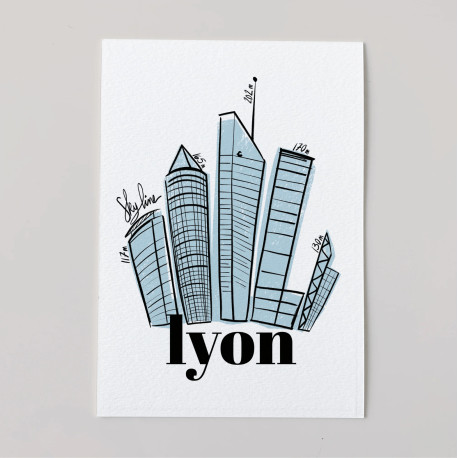 Carte - Skyline Lyon