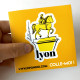 Sticker autocollant - Bellecour