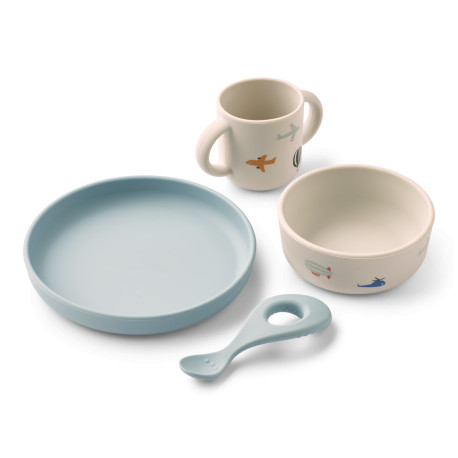 Set de repas Vivi - Aviator / Ecru