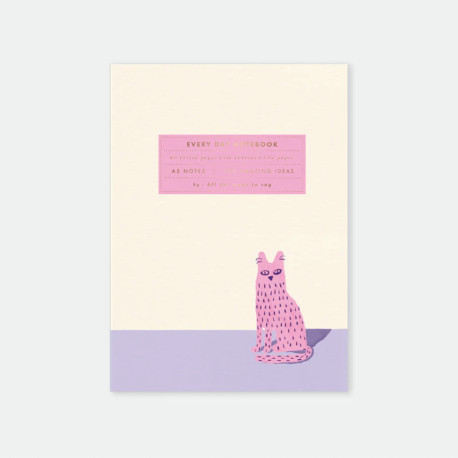 Carnet A5 Lonely cat