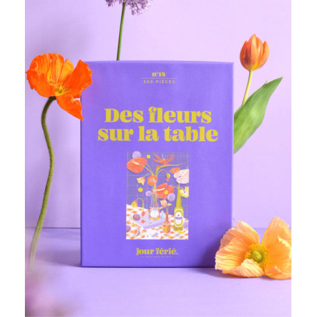 Puzzle Des fleurs sur la table