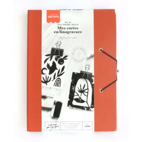 Kit DIY - Mes cartes en linogravure