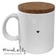 Mug avec couvercle Maman d'amour je t'aime