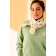 Big foulard Tresse - Celery