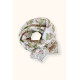 Big foulard Latika Tresse - Celery