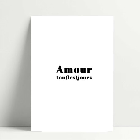 Carte Amour tou(les)jours