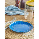 Assiette Latina - Bleu foncé 20cm