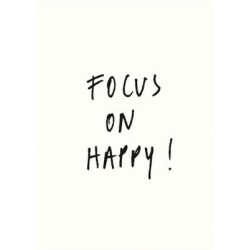 Carte Focus on happy