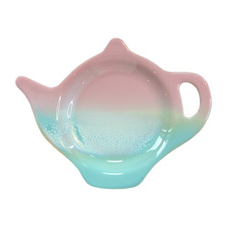 Coupelle à thé ombre pastel - Rose et bleu